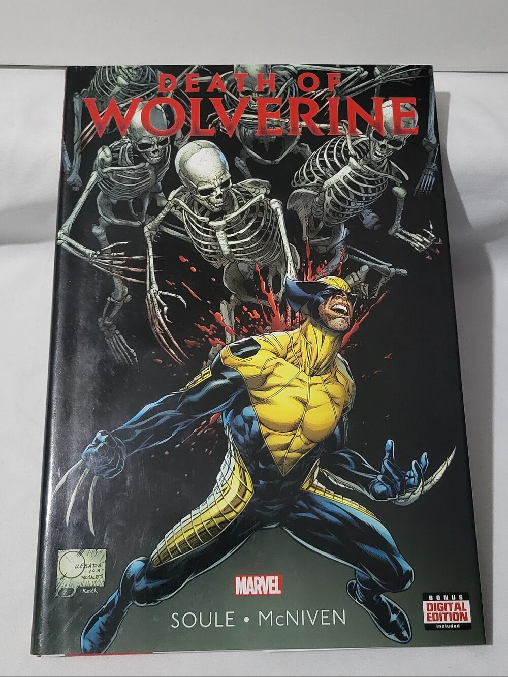 Marvel Comics Death Of Wolverine Hardcover 1st Printing Incl Digital Edition